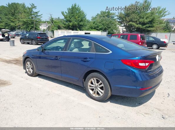 5NPE24AF1GH333251 2016 HYUNDAI SONATA Blue Trasero izquierdo
