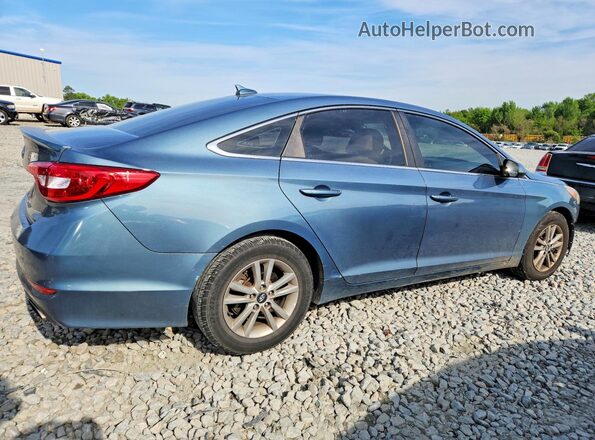5NPE24AF1GH347974 2016 HYUNDAI SONATA Teal Trasero derecho