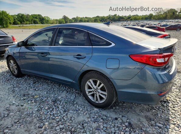 5NPE24AF1GH347974 2016 HYUNDAI SONATA Teal Trasero izquierdo