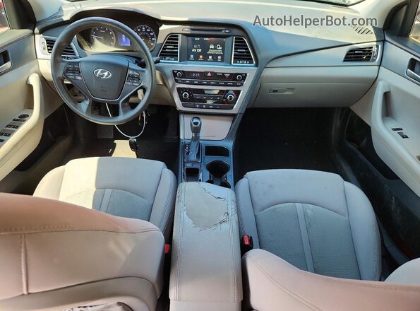 5NPE24AF1GH349076 2016 HYUNDAI SONATA Red Dashboard view