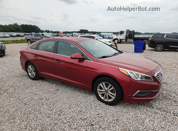 5NPE24AF1GH365763 2016 HYUNDAI SONATA Red Առջևի աջ