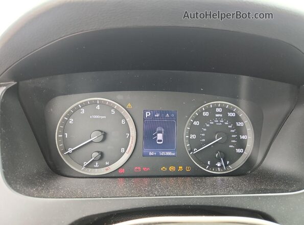 5NPE24AF1GH365763 2016 HYUNDAI SONATA Red Սարքավորումների վահանակի տեսք