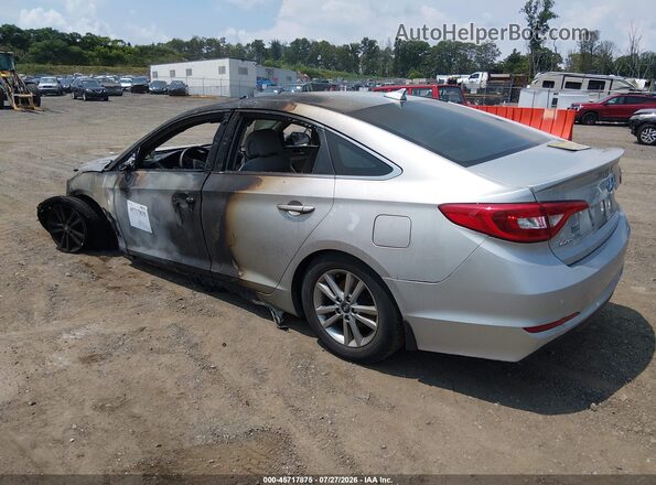 5NPE24AF1GH405663 2016 HYUNDAI SONATA Silver Trasero izquierdo