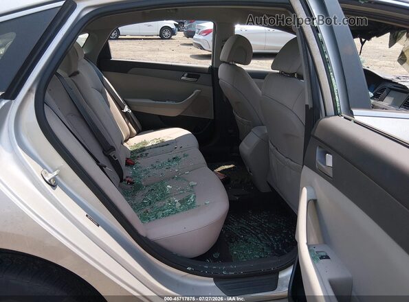 5NPE24AF1GH405663 2016 HYUNDAI SONATA Silver Vista de la etiqueta del VIN