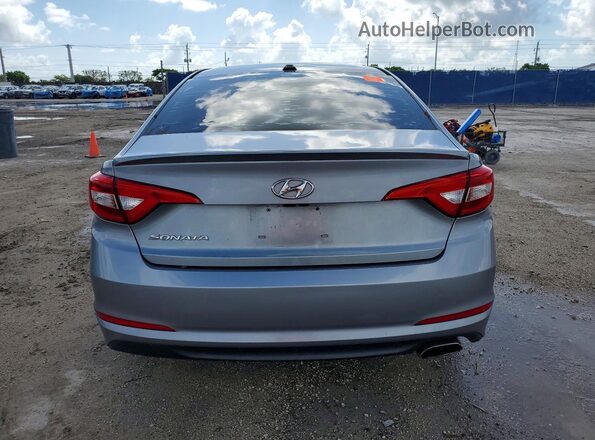 5NPE24AF1GH416971 2016 HYUNDAI SONATA Silver უკანა ხედი