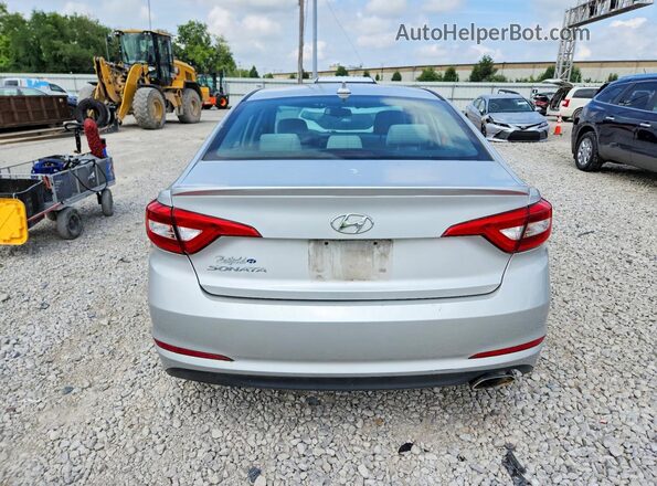 5NPE24AF1GH433897 2016 HYUNDAI SONATA Silver უკანა ხედი