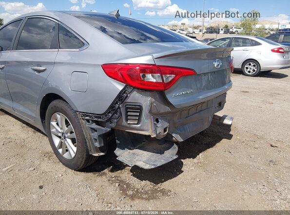 5NPE24AF1HH456064 2017 HYUNDAI SONATA Silver Դիմացի տեսք