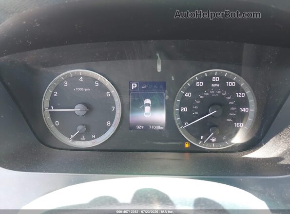 5NPE24AF1HH543219 2017 HYUNDAI SONATA Blue Vista de los asientos traseros