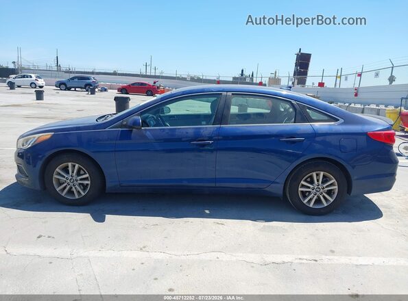 5NPE24AF1HH543219 2017 HYUNDAI SONATA Blue Vista interior de 360 grados
