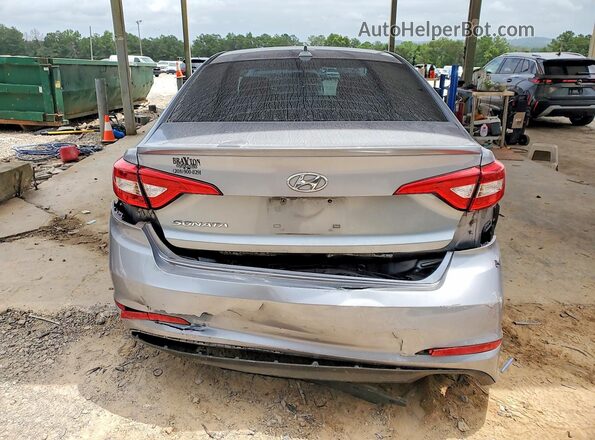 5NPE24AF1HH560490 2017 HYUNDAI SONATA Silver Rear view