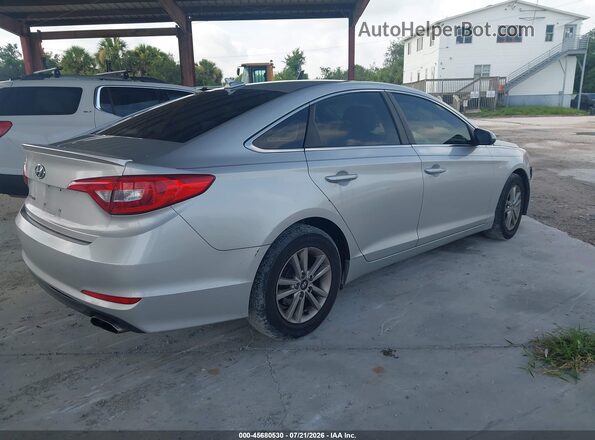5NPE24AF1HH563955 2017 HYUNDAI SONATA Silver Tył prawy