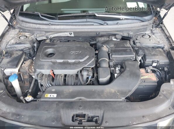 5NPE24AF1HH574390 2017 HYUNDAI SONATA Black Вид ззаду