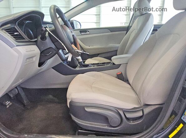 5NPE24AF1JH598534 2018 HYUNDAI SONATA Black Սալոնի դիմացի տեսք