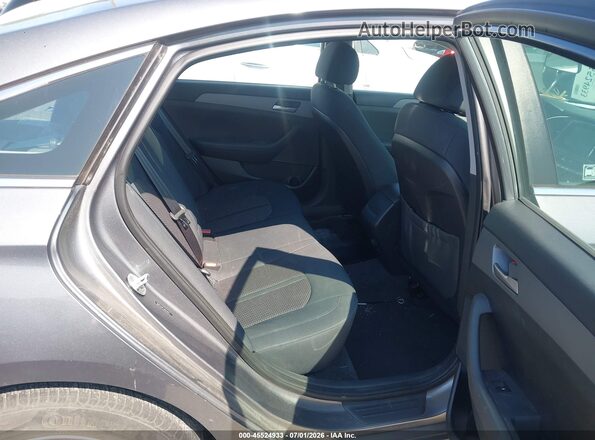 5NPE24AF1JH612612 2018 HYUNDAI SONATA Gray Вид наклейки з VIN-кодом