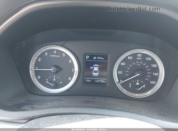5NPE24AF1JH612612 2018 HYUNDAI SONATA Gray Вид задніх сидінь