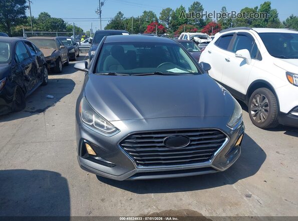 5NPE24AF1JH612612 2018 HYUNDAI SONATA Gray Вид щитка приладів