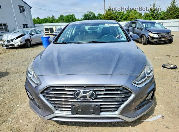 5NPE24AF1JH620144 2018 HYUNDAI SONATA Серый Вид спереди