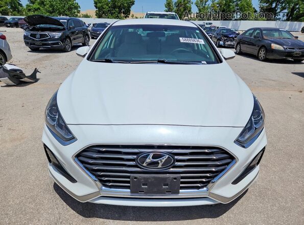 5NPE24AF1JH647215 2018 HYUNDAI SONATA White Vista frontal