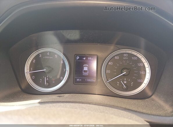 5NPE24AF1JH664306 2018 HYUNDAI SONATA Black Հետևի նստատեղերի տեսք