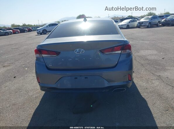 5NPE24AF1JH668498 2018 HYUNDAI SONATA Gray 