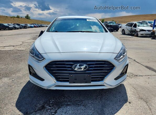 5NPE24AF1JH685155 2018 HYUNDAI SONATA White Вид спереду