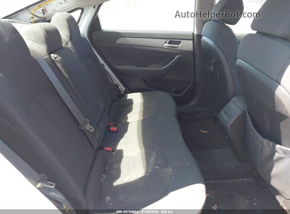 5NPE24AF1KH738910 2019 HYUNDAI SONATA White Widok naklejki z numerem VIN