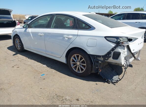 5NPE24AF1KH738910 2019 HYUNDAI SONATA White Tył lewy