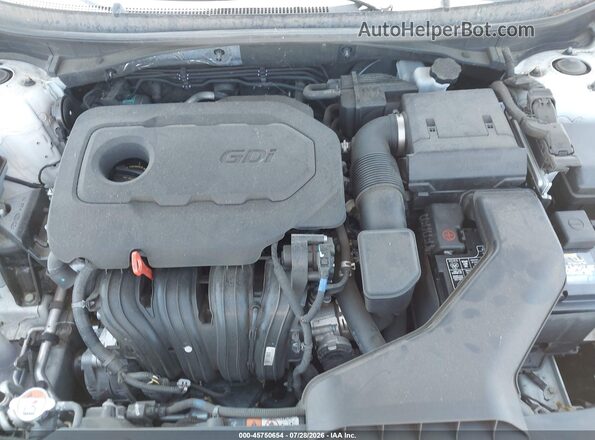 5NPE24AF1KH738910 2019 HYUNDAI SONATA White Widok z tyłu