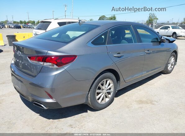 5NPE24AF1KH739717 2019 HYUNDAI SONATA Gray Trasero derecho