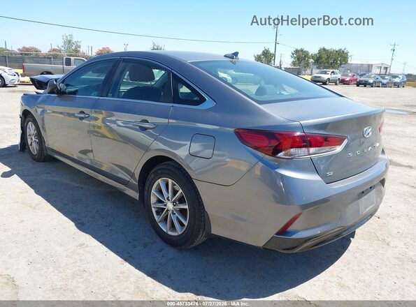 5NPE24AF1KH739717 2019 HYUNDAI SONATA Gray Trasero izquierdo