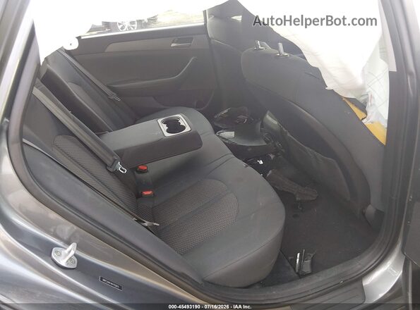 5NPE24AF1KH742875 2019 HYUNDAI SONATA Gray Вид наклейки з VIN-кодом