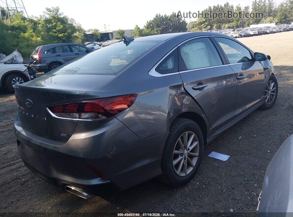 5NPE24AF1KH742875 2019 HYUNDAI SONATA Gray Задня права чверть