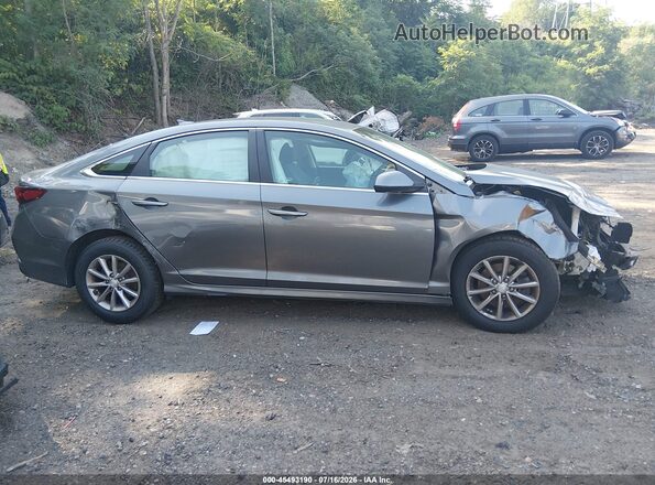5NPE24AF1KH742875 2019 HYUNDAI SONATA Gray Панорамний вид салону 360°