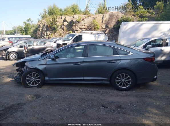 5NPE24AF1KH742875 2019 HYUNDAI SONATA Gray 
