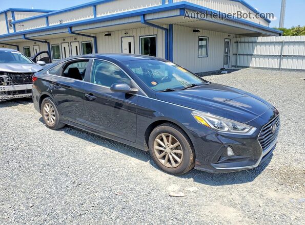 5NPE24AF1KH748532 2019 HYUNDAI SONATA Черный Передняя правая четверть
