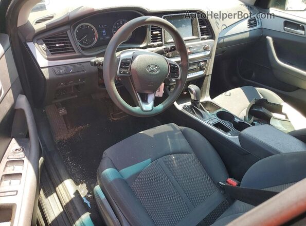 5NPE24AF1KH748532 2019 HYUNDAI SONATA Черный Вид панели приборов