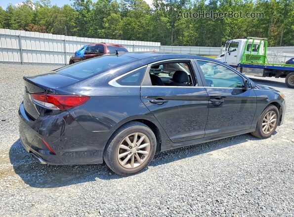 5NPE24AF1KH748532 2019 HYUNDAI SONATA Черный Задняя правая четверть