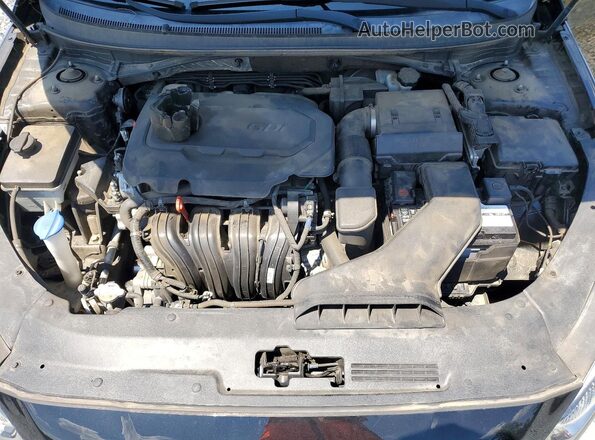 5NPE24AF1KH748532 2019 HYUNDAI SONATA Черный Вид задней части салона