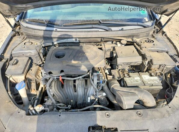 5NPE24AF1KH807028 2019 HYUNDAI SONATA Gray Widok wnętrza z tyłu