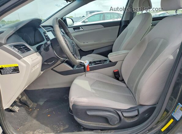 5NPE24AF2GH274999 2016 HYUNDAI SONATA Charcoal Սալոնի դիմացի տեսք