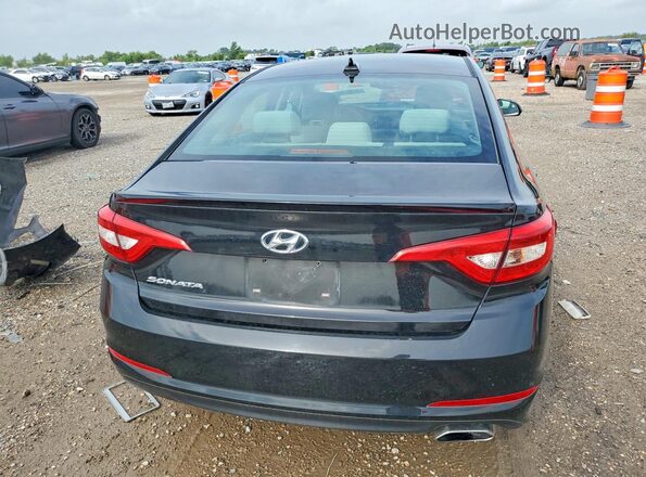 5NPE24AF2GH274999 2016 HYUNDAI SONATA Charcoal Հետևի տեսք