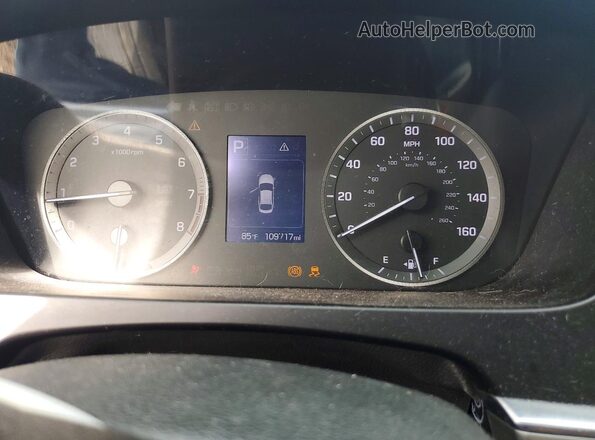 5NPE24AF2GH274999 2016 HYUNDAI SONATA Charcoal Սարքավորումների վահանակի տեսք