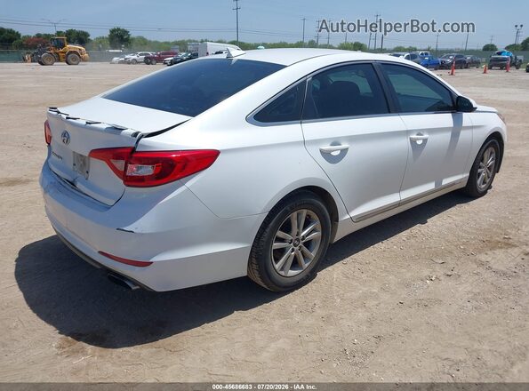 5NPE24AF2GH279832 2016 HYUNDAI SONATA White უკანა მარჯვენა