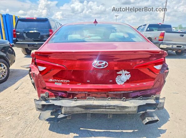 5NPE24AF2GH283847 2016 HYUNDAI SONATA Бордовый Вид сзади