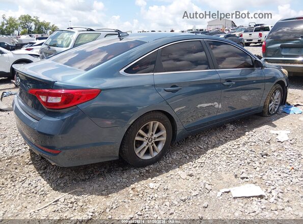 5NPE24AF2GH308374 2016 HYUNDAI SONATA Blue Հետևի աջ
