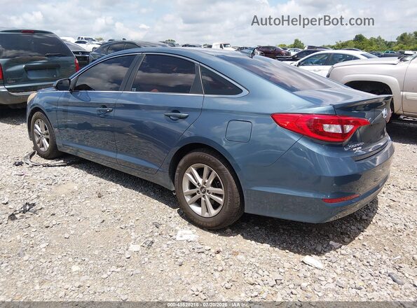 5NPE24AF2GH308374 2016 HYUNDAI SONATA Blue Հետևի ձախ