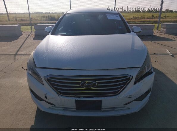 5NPE24AF2GH317401 2016 HYUNDAI SONATA White ხელსაწყოთა პანელის ხედი