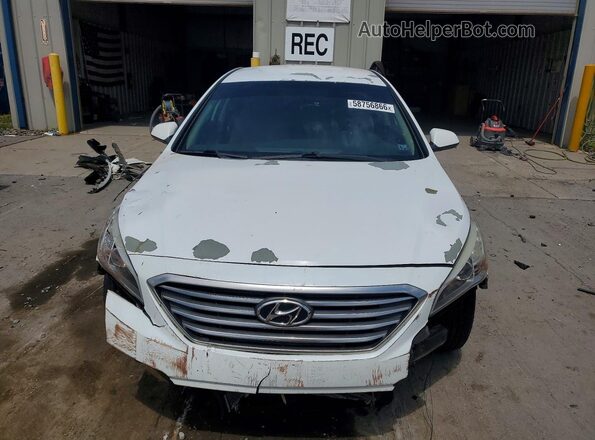 5NPE24AF2GH355646 2016 HYUNDAI SONATA White წინა ხედი