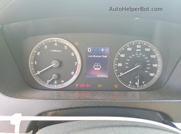 5NPE24AF2GH355646 2016 HYUNDAI SONATA White ხელსაწყოთა პანელის ხედი