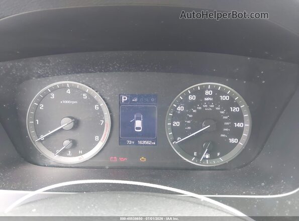 5NPE24AF2GH360314 2016 HYUNDAI SONATA Blue უკანა სავარძლების ხედი